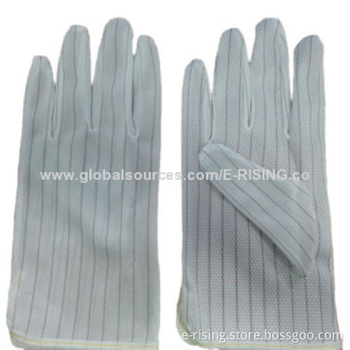 ESD PVC Dotted Gloves, Non-slip